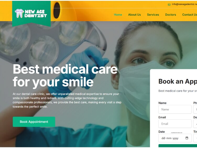 Home 4 dentist design row