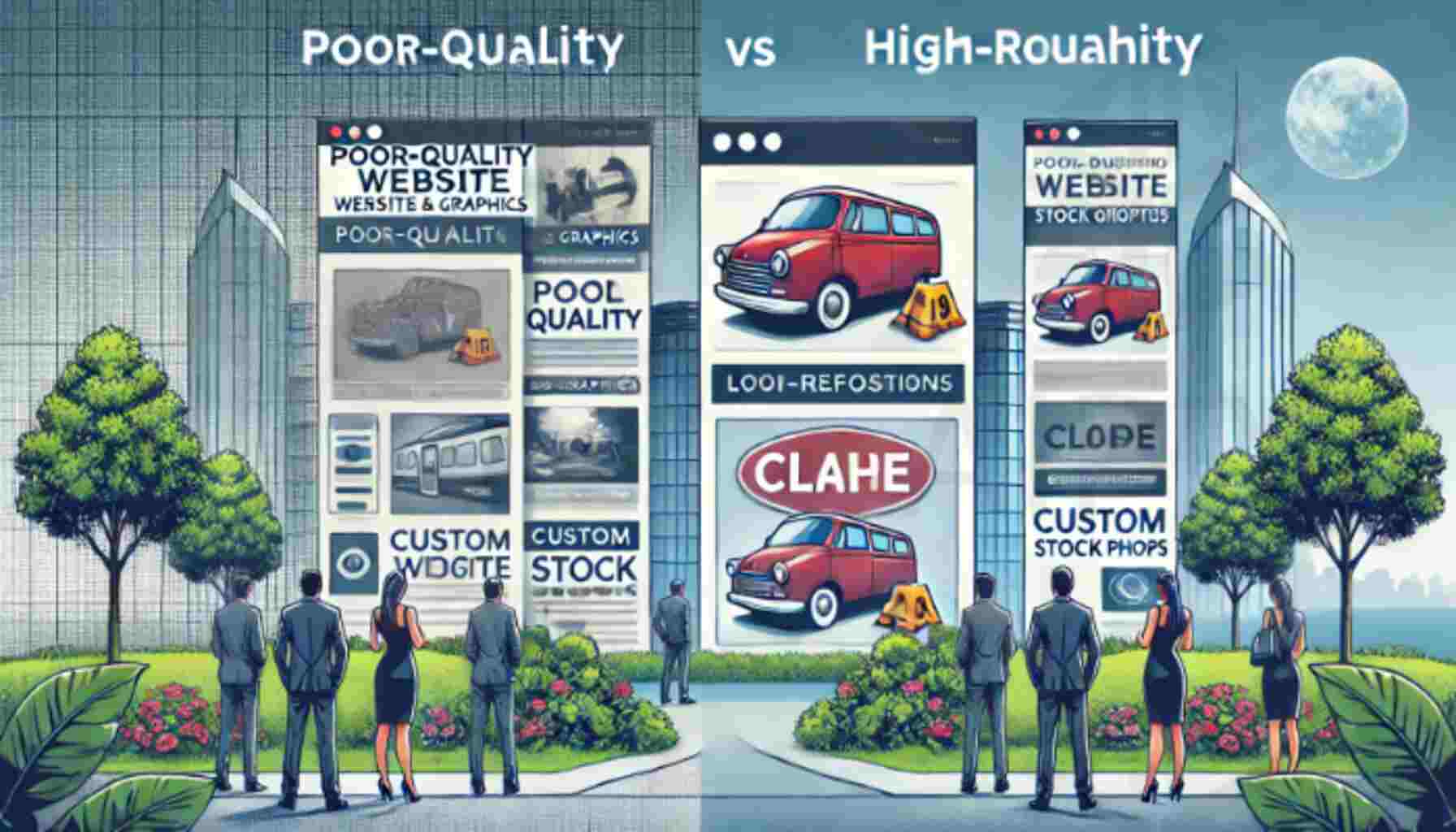 Why Does Your Website Look So Cheap? 5 Design Mistakes to Avoid 219 Mistake 2 low quality images