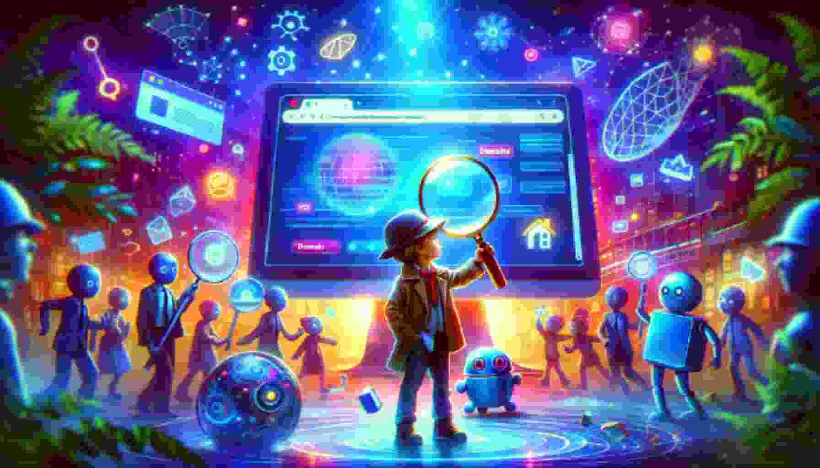 Guide to understanding websites explained through a fun detective-style approach to discovering website origins, hosting, tools, and functionality.