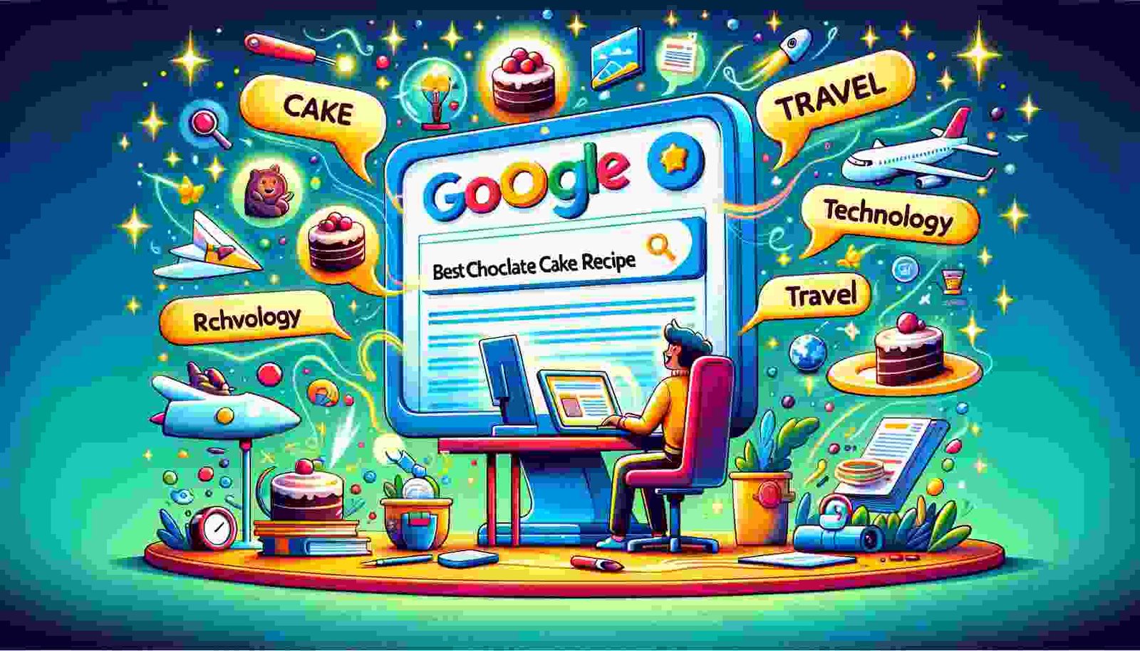 Keywords concept showing targeted search terms used in SEO to improve content relevance, visibility, and search engine rankings.