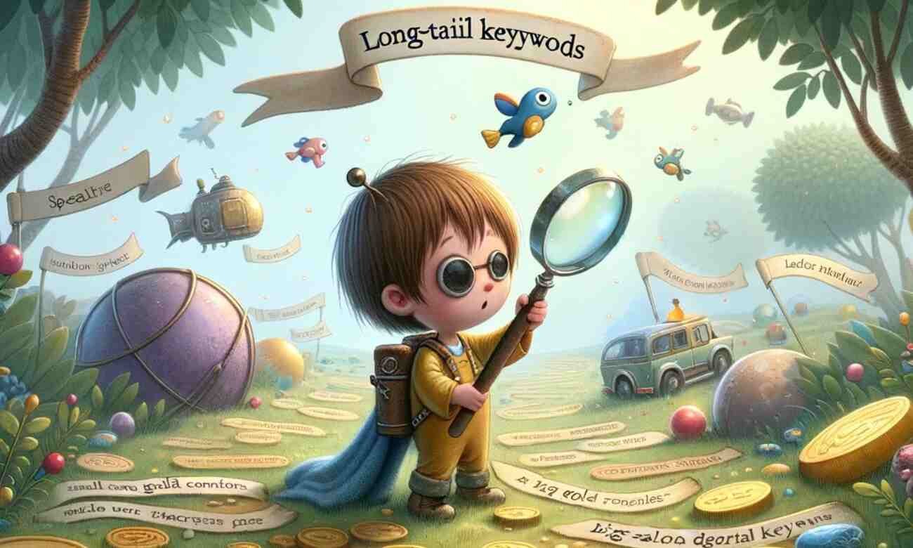 Long-tail keywords and their importance in SEO showing how specific, low-competition phrases improve targeted traffic and search visibility.