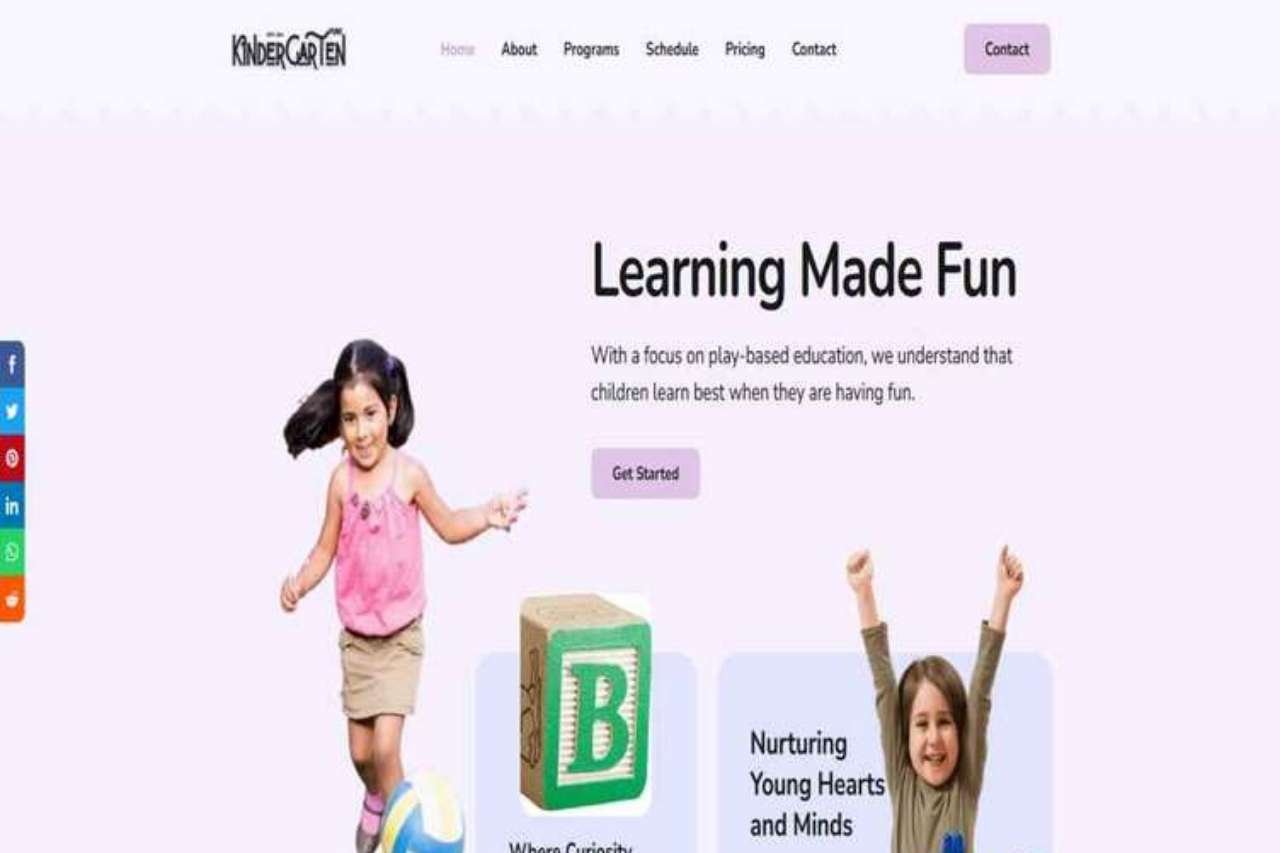 kindergarten website