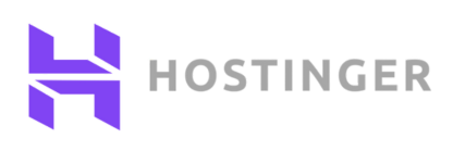 Hostinger logo displaying a modern purple “H” icon symbolizing high-performance web hosting and cloud infrastructure services.