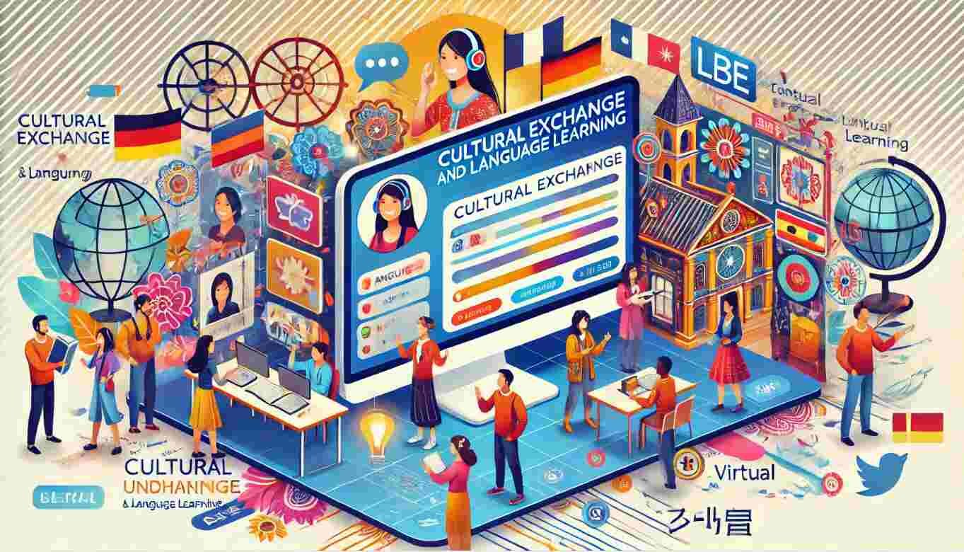 Cultural exchange and language learning website connecting users worldwide to practice languages, share traditions, and learn about diverse cultures.