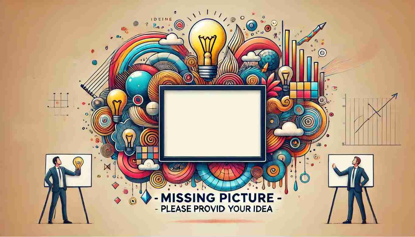 Missing picture placeholder requesting the user to provide their idea or image concept for proper illustration.