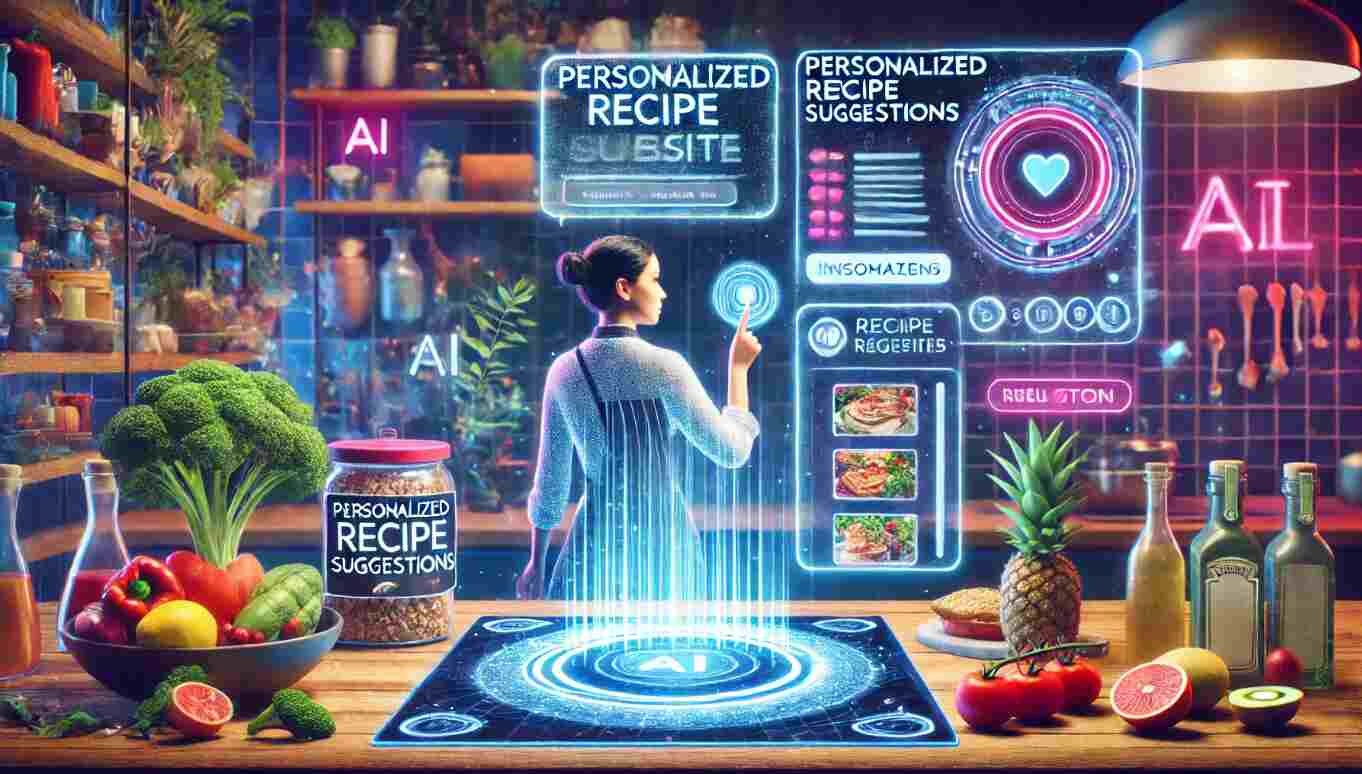 Personalized recipe website offering custom meal suggestions based on user preferences, ingredients, and dietary needs.