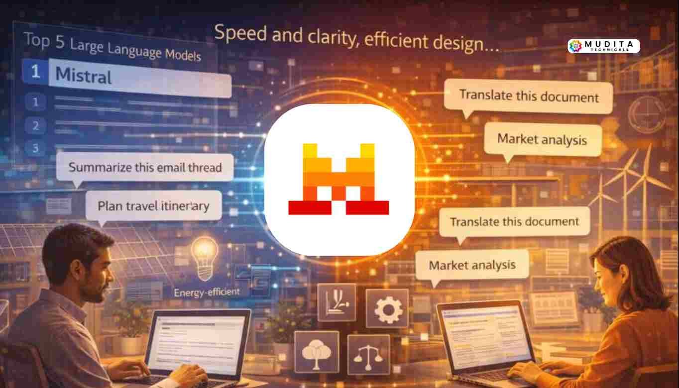 Mistral AI focused on speed, efficiency, and lightweight deployment, showcasing why it ranks among the 5 Best Large Language Models in 2025 / 2026 for practical tasks.