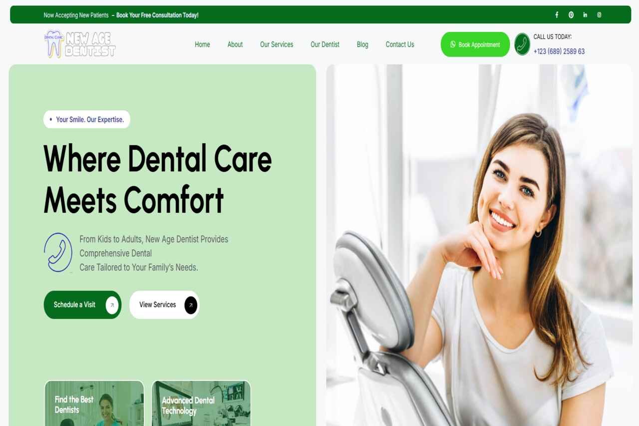 project portfolio newagedentist